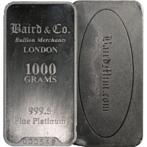 Buy 1 Kilo Platinum Bars Online (Varied Condition, Any Mint)