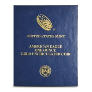 Buy 1 oz Burnished American Gold Eagle Coin (Random Year, Box + CoA)
