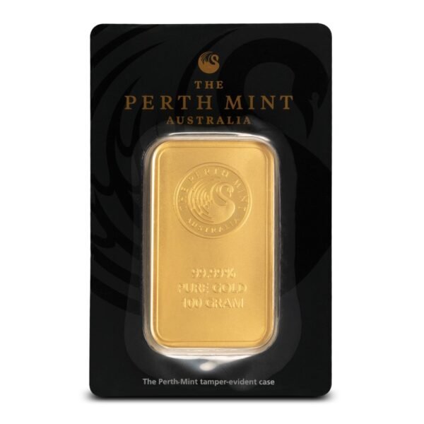 Buy 100 Gram Perth Mint Gold Bar (New w/ Assay)