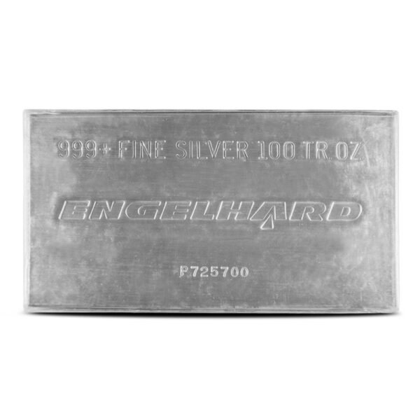 Buy 100 oz Engelhard Silver Bars (Struck w/ Original Plastic)