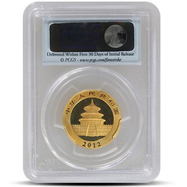 1/2 oz Chinese Gold Panda Coin MS70 (Random Year, Varied Label, PCGS or NGC) - Image 3