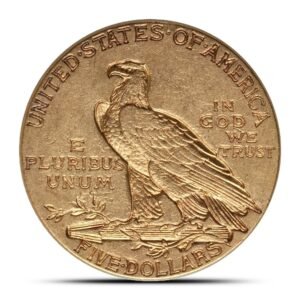 1910 Pre-33 $5 Indian Gold Half Eagle Coin (XF)