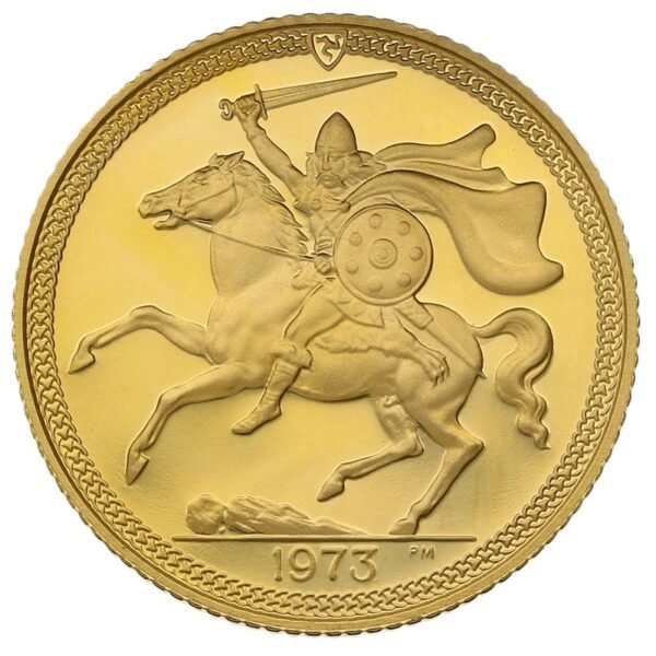 1973 Proof Isle of Man Gold Sovereign 4 Coin Set Boxed - Image 3