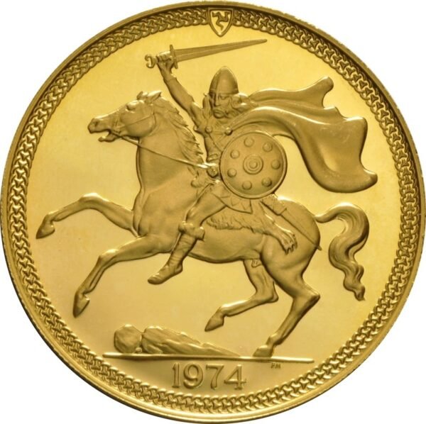 1974 Proof Isle of Man Gold Sovereign 4 Coin Set Boxed - Image 3