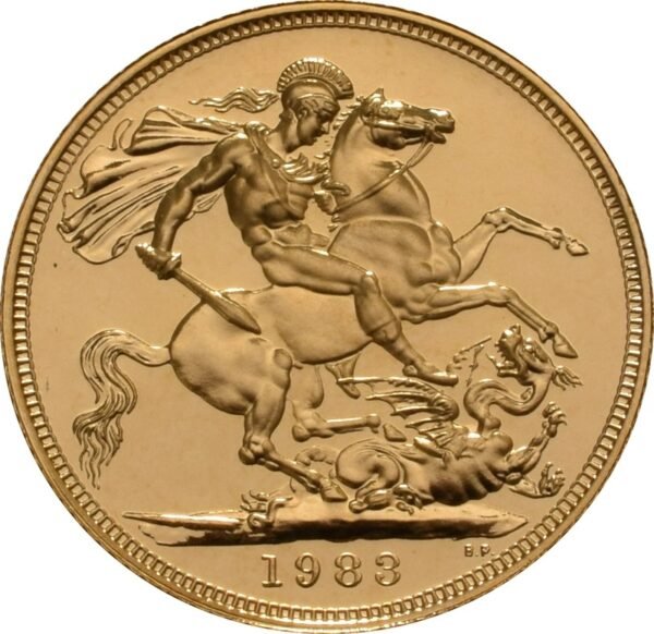 1983 Proof Gold Sovereign 3 Coin Set Boxed - Image 2