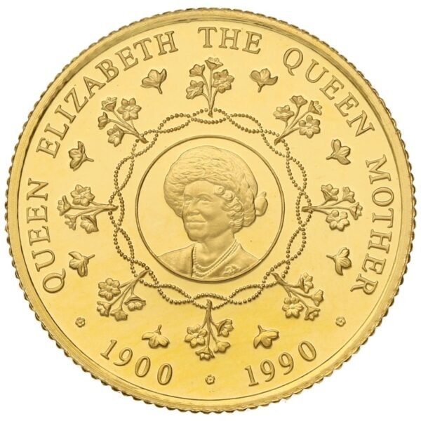 1990 Falkland Islands Elizabeth The Queen Mother 90th Birthday Gold Proof Set Boxed - Image 2