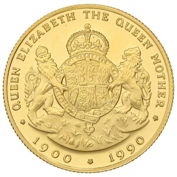 1990 Falkland Islands Elizabeth The Queen Mother 90th Birthday Gold Proof Set Boxed - Image 3