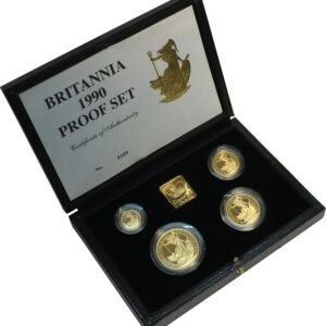 1990 Proof Gold Britannia 4 Coin Set Boxed