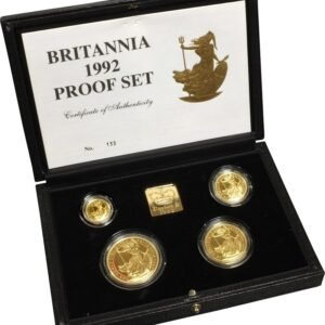 1992 Proof Gold Britannia 4 Coin Set Boxed