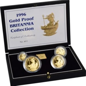1996 Proof Gold Britannia 4 Coin Set Boxed