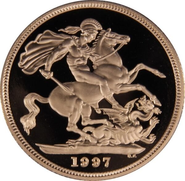 1997 Proof Gold Sovereign 4 Coin Set Boxed - Image 3