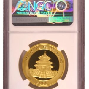 2000 1oz Chinese Panda Gold Coin Frosted Ring NGC MS67