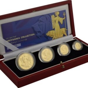 2001 Proof Gold Britannia 4 Coin Set Boxed