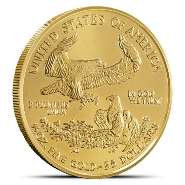 2002 1/2 oz American Gold Eagle Coin - Image 2