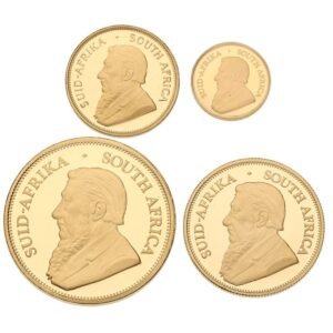 2002 Proof Krugerrand Gold Coin Prestige 4 Coin Set Boxed