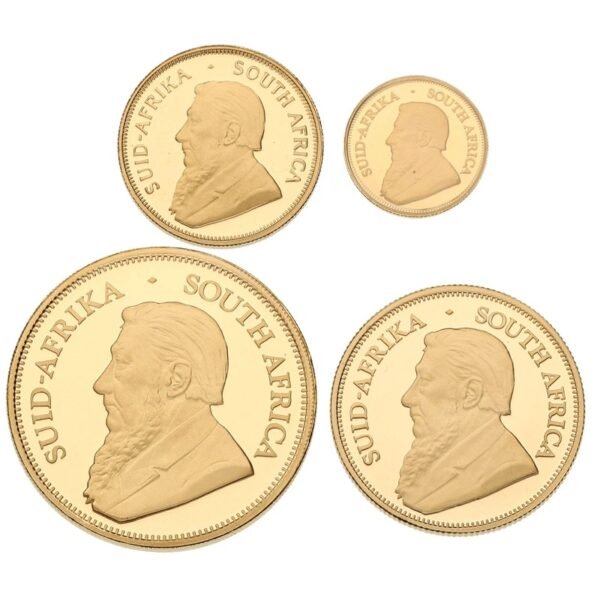 2002 Proof Krugerrand Gold Coin Prestige 4 Coin Set Boxed - Image 2