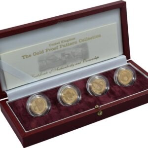 2003 Proof Gold 1 Pound Coin Bridges 4 Coin Set Boxed
