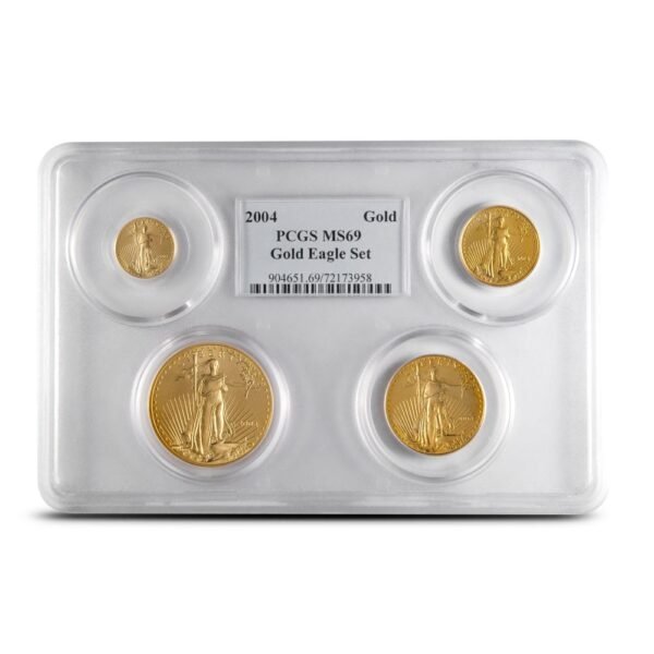 2004 American Gold Eagle 4-Coin Set PCGS MS69