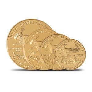 2004-W 4-Coin Proof American Gold Eagle Set (Box + CoA)