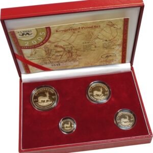 2005 Proof Krugerrand Gold Coin 4 Coin Set Boxed