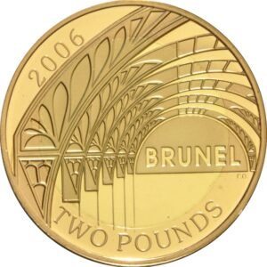 2006 Proof £2 Gold Coin Double Set Brunel the Man and his Achievements Boxed