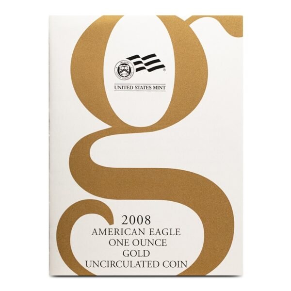 2008 1 oz Burnished American Gold Eagle Coin (Box + CoA) - Image 3
