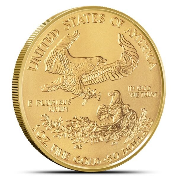 2008 1 oz Burnished American Gold Eagle Coin (Box + CoA) - Image 2