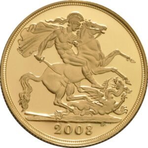 2008 Proof Gold Sovereign 3 Coin Set Boxed