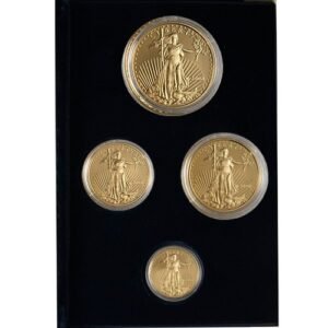 2008-W 4-Coin Proof American Gold Eagle Set (Box + CoA)