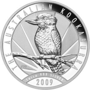 2009 1 Kilo Australian Silver Kookaburra Coin