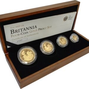 2009 Proof Gold Britannia 4 Coin Set Boxed