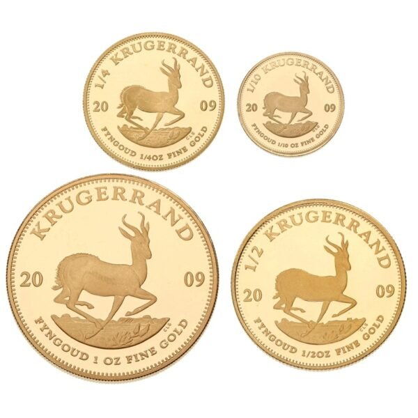 2009 Proof Krugerrand Gold Coin Prestige 4 Coin Set Boxed - Image 3