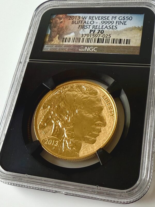 2013 1 oz Reverse Proof American Buffalo Gold Coin PCGS PR70