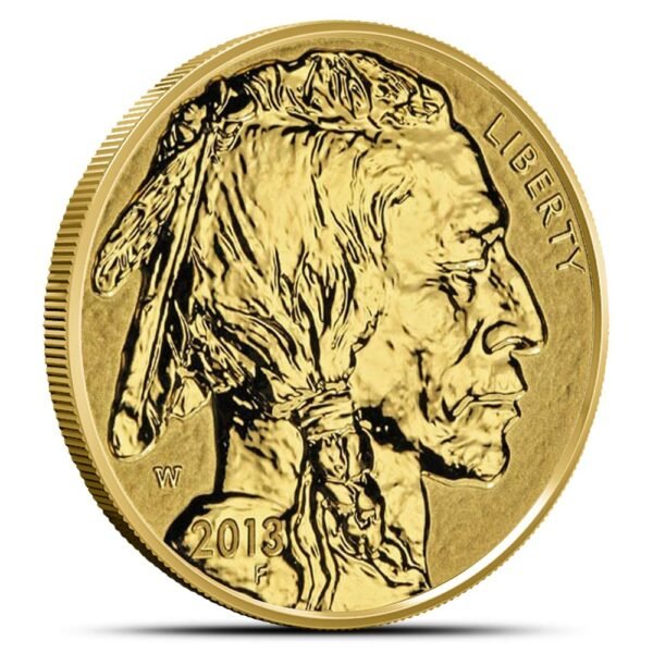 2013-W 1 oz Reverse Proof American Gold Buffalo Coin (Box + CoA)