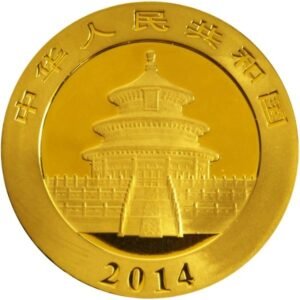 2014 1 oz Chinese Panda Gold Coin PCGS MS70