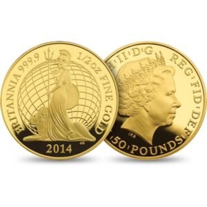 2014 Premium Proof Gold Britannia 3 Coin Set Boxed