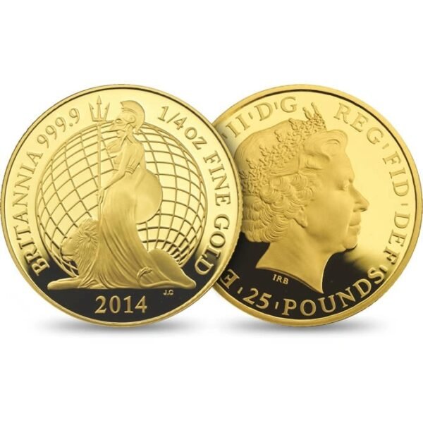 2014 Proof Gold Britannia 3 Coin Set Boxed - Image 2