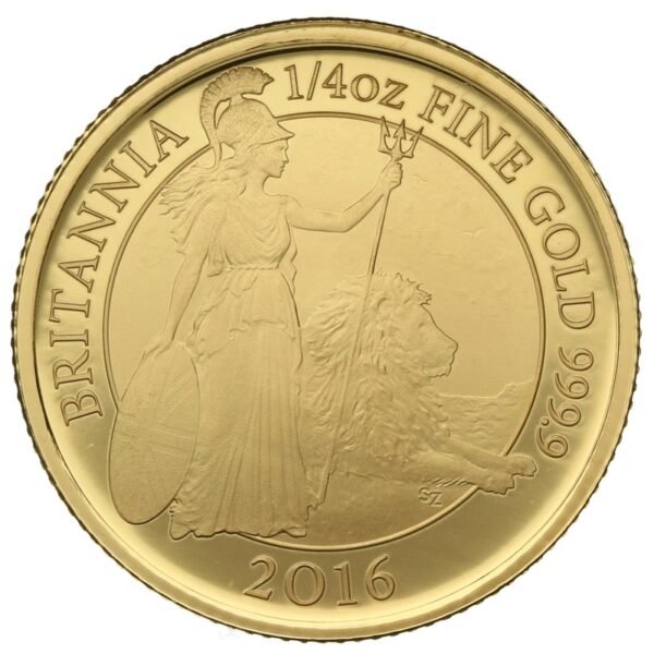 2016 Proof 1/4 oz Gold Britannia Coin Boxed - Image 3