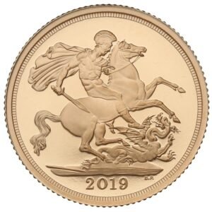 2019 Proof Gold Sovereign 5 Coin Set Fifth Head Boxed