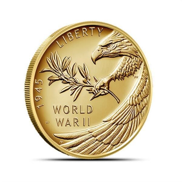 2020 1/2 oz End of WWII 75th Anniversary Gold Coin (Box + CoA)