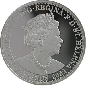2022 1 Kilo Proof British Silver Gothic Crown Portrait Coin (Box + CoA)