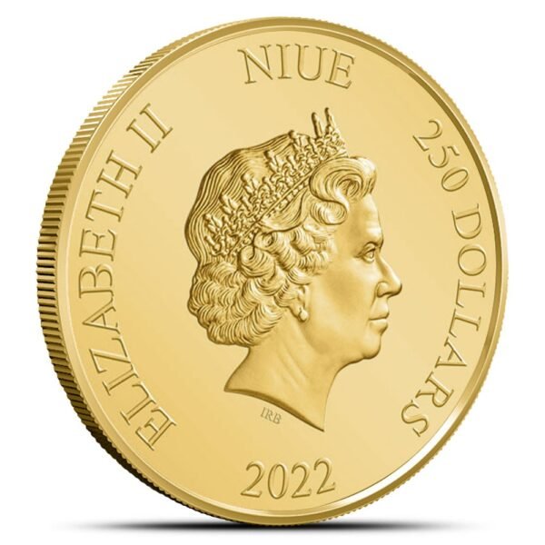 2022 1 oz Proof Niue Gold Mandalorian Grogu Coin (Box + CoA) - Image 4