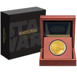 2022 1 oz Proof Niue Gold Mandalorian Grogu Coin (Box + CoA)