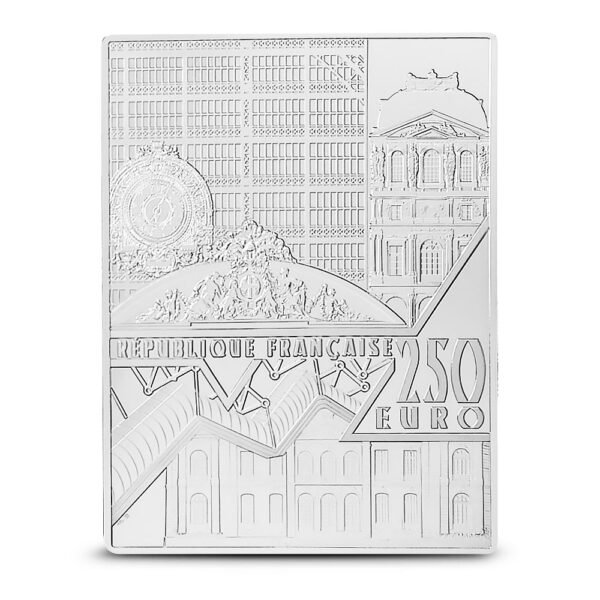 2022 500 Gram Proof French Silver The Water Lily Pond Coin (Box + CoA) - Image 3