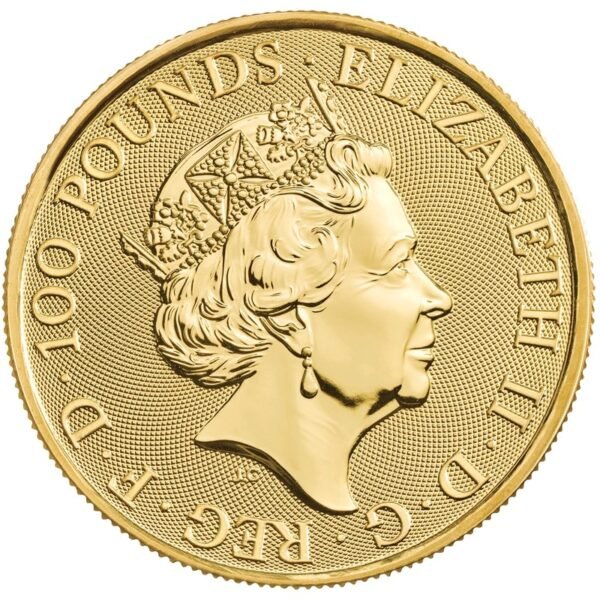 2022 1 oz Maid Marian Gold Coin Myths & Legends - Image 2