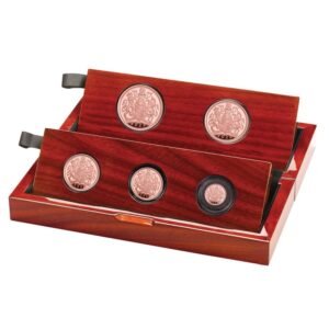 2022 Proof Gold Sovereign 5 Coin Set Fifth Head Boxed