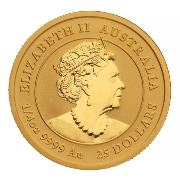 2022 1/4 oz Year of the Tiger Gold Coin Perth Mint Australian Lunar Series - Image 2