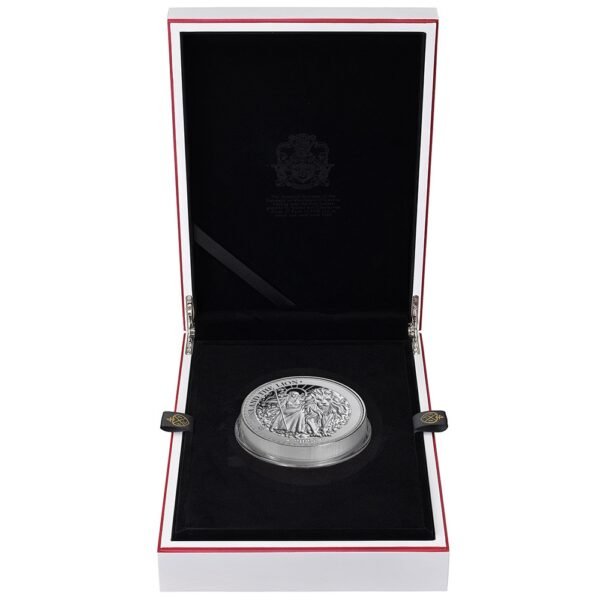 2023 1 Kilo Proof St. Helena Silver Una and The Lion Coin - Image 2