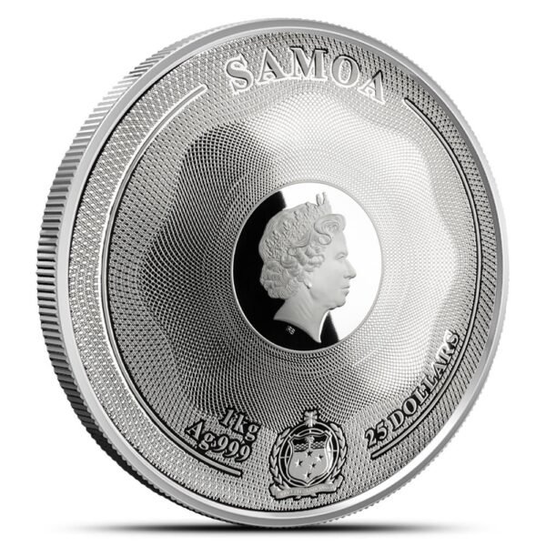 2023 1 Kilo Samoa Silver Bullion Giants Coin (Box + CoA, Proof-Like) - Image 3