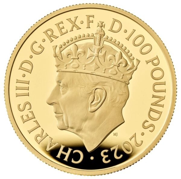 2023 1 oz Gold Coronation of King Charles III Proof Coin Boxed - Image 2